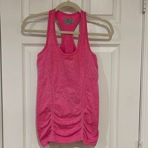 Athleta Speedlight tank top in heathered pink size XS